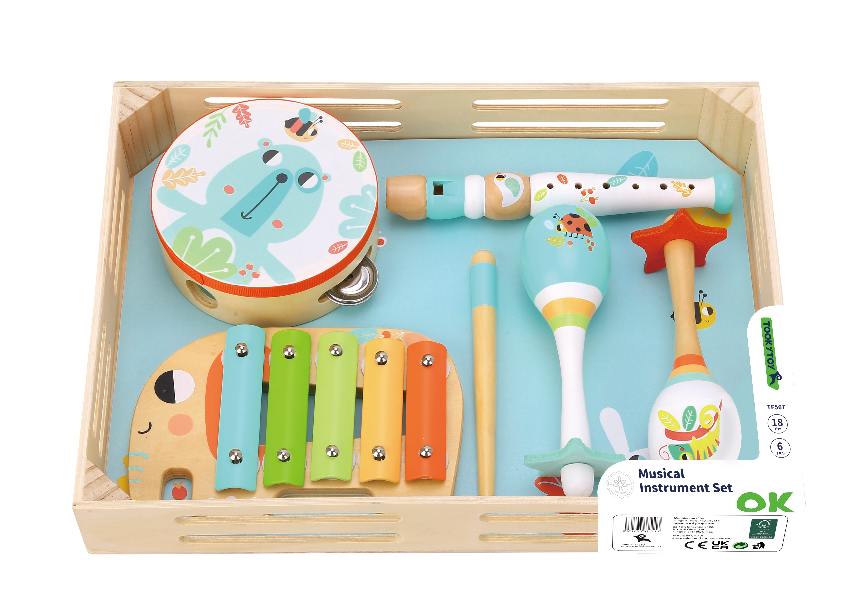 TOOKYTOY Music Instrument Set---TF567