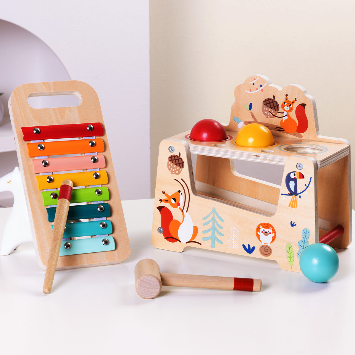 TOOKY TOY Pound & Tap Bench---TF827