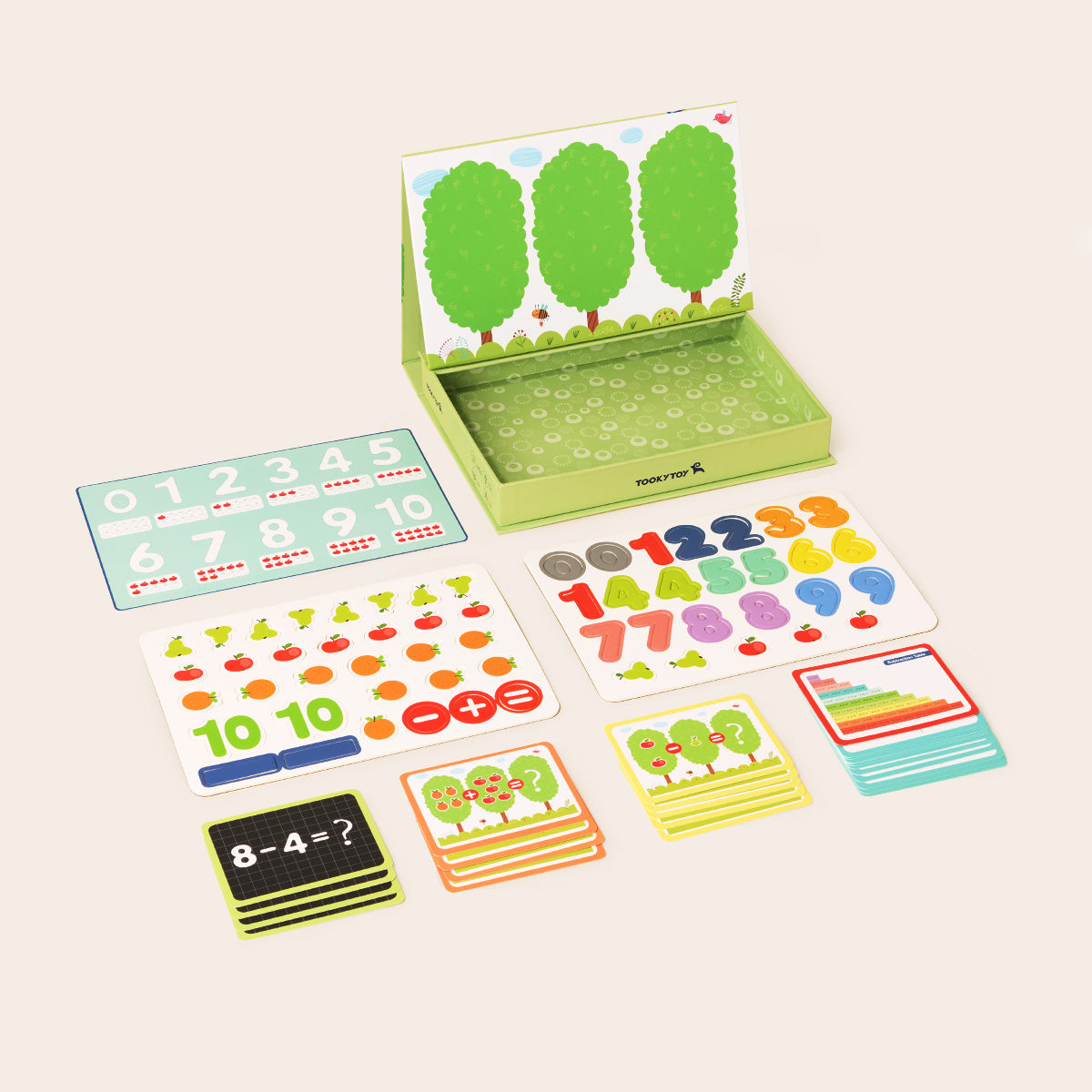 TOOKY TOY Magnetic Box-Math---TF879