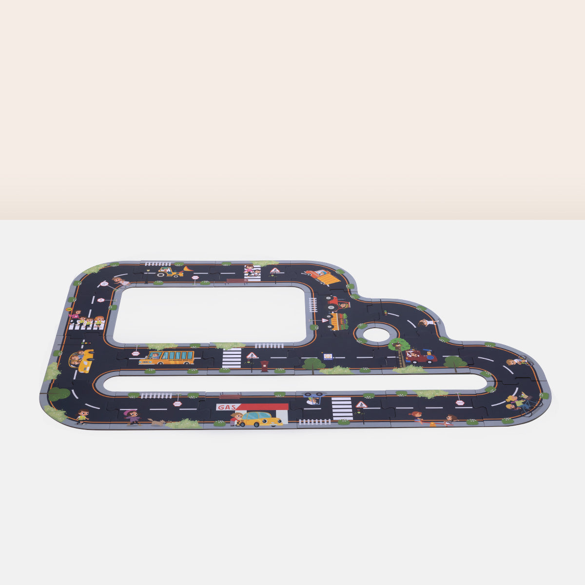 TOOKY TOY City Road Puzzle---TH103