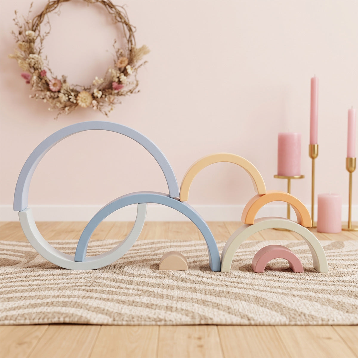 TOOKY TOY Rainbow Stacker---TH313N