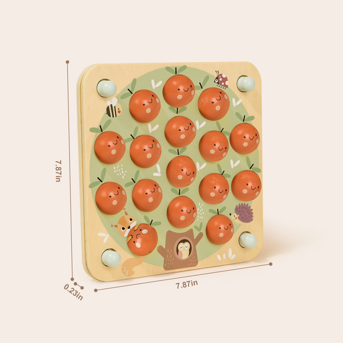 TOOKY TOY Memory Game - Apple---TH452N