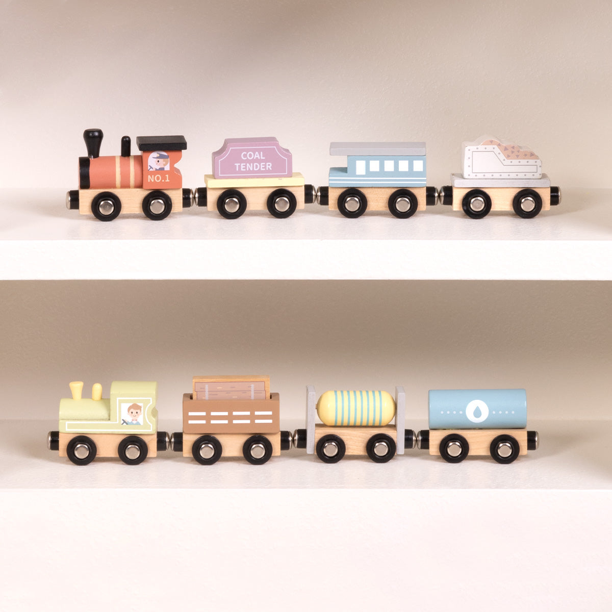 TOOKYTOY Wooden Train Set---TH647N