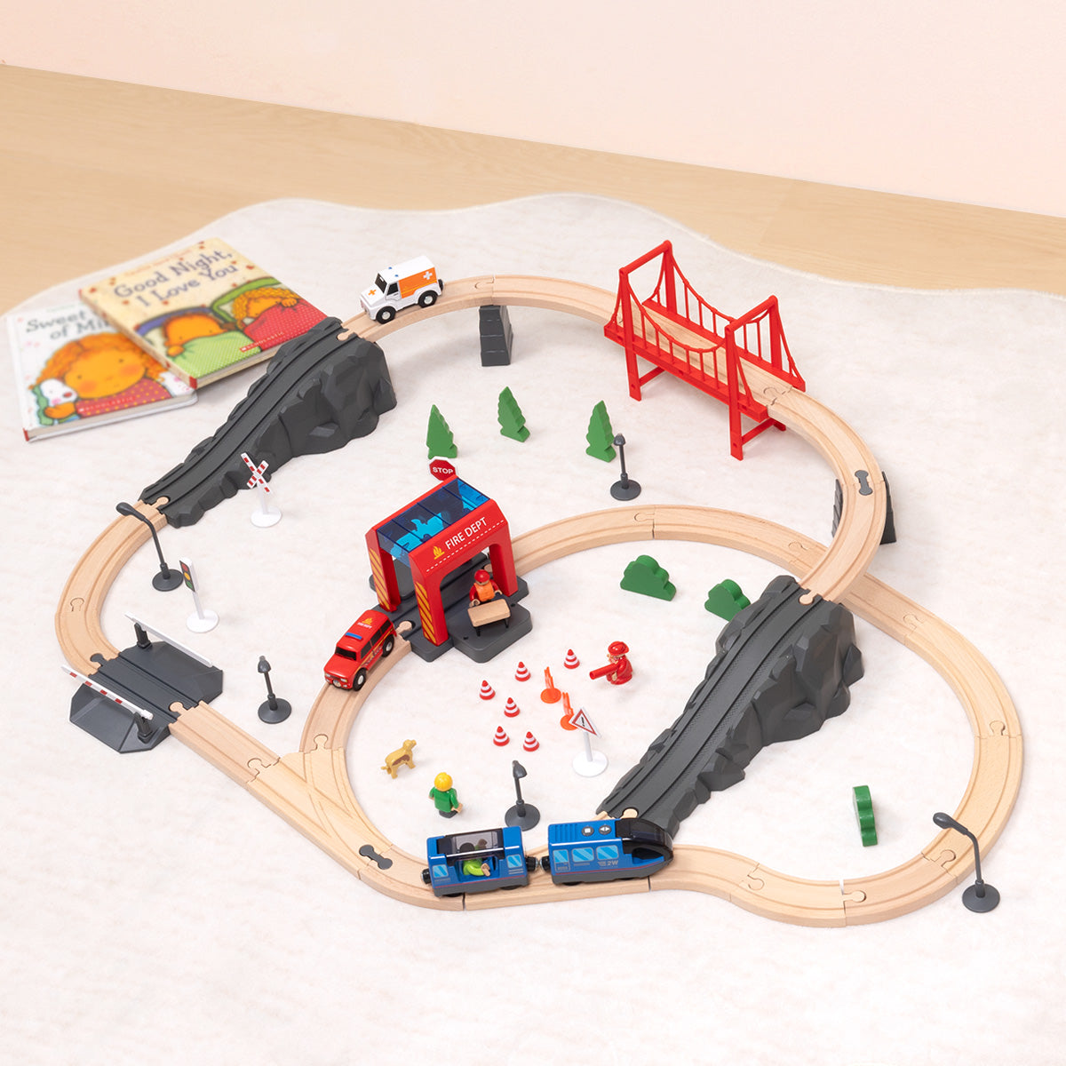 Fire Rescue Train Set---TH683