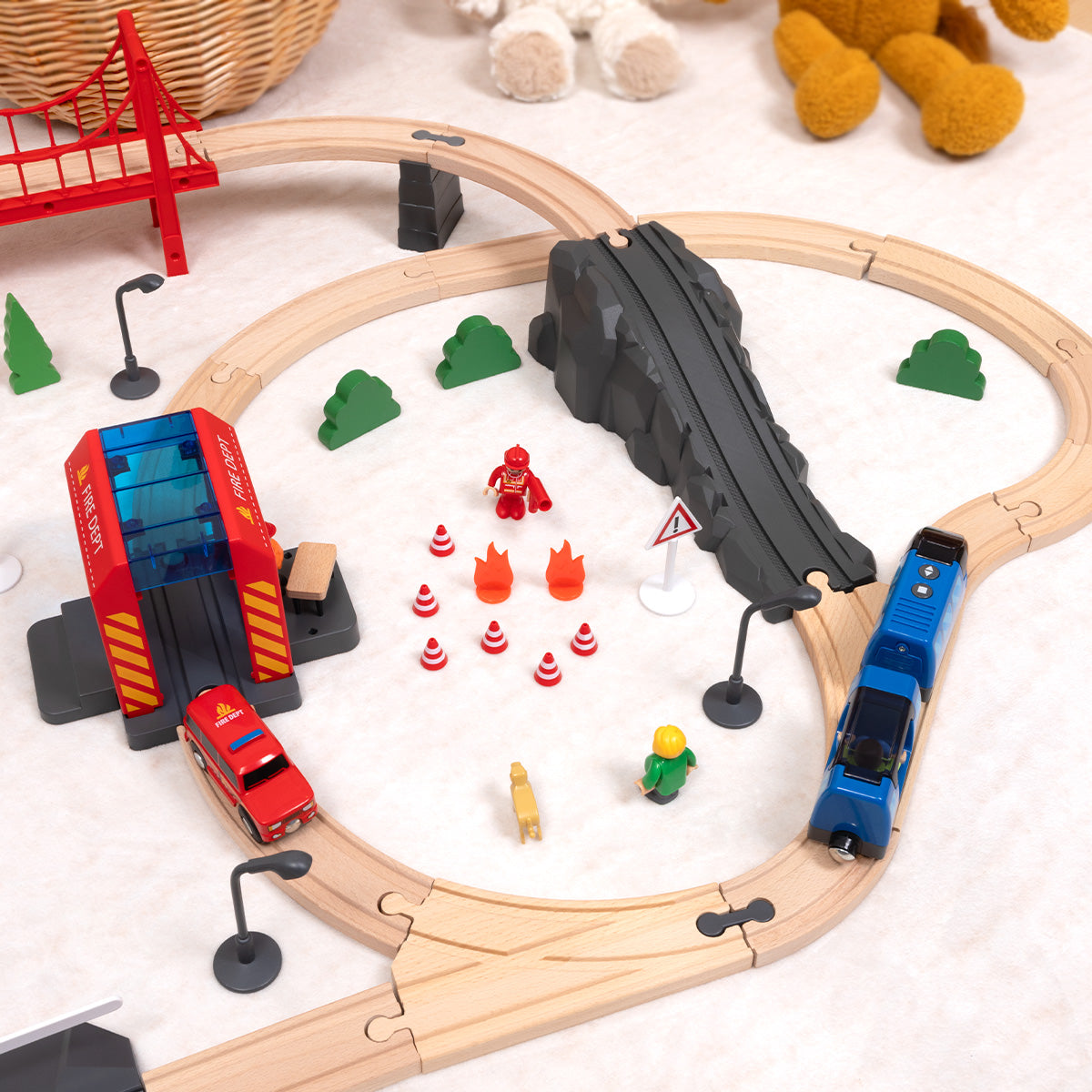 Fire Rescue Train Set---TH683