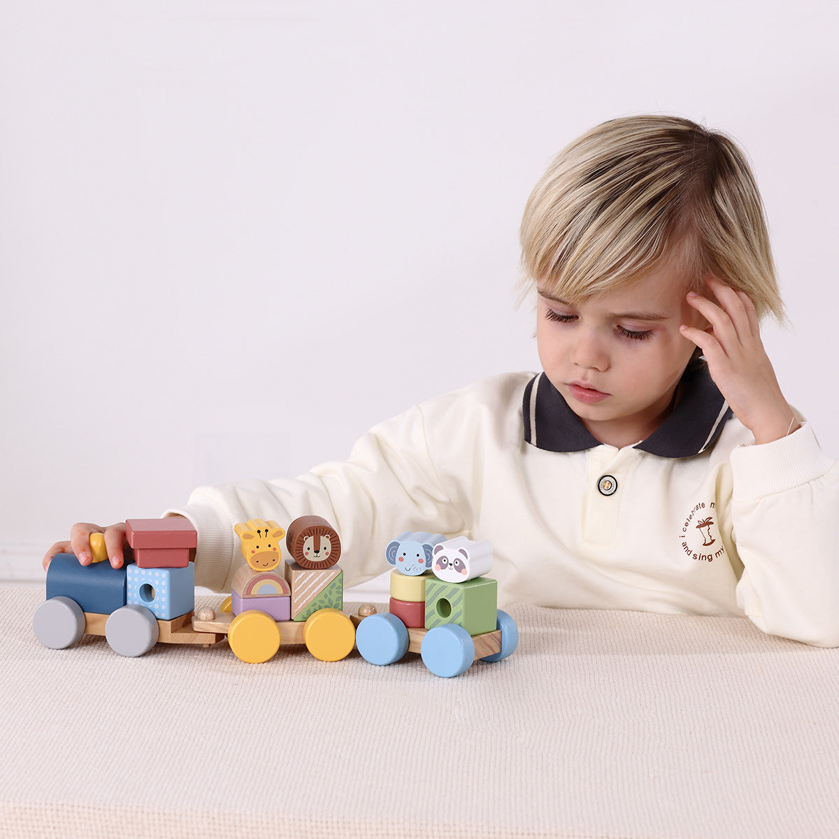 TOOKYTOY Stacking Train - Animals---TJ002