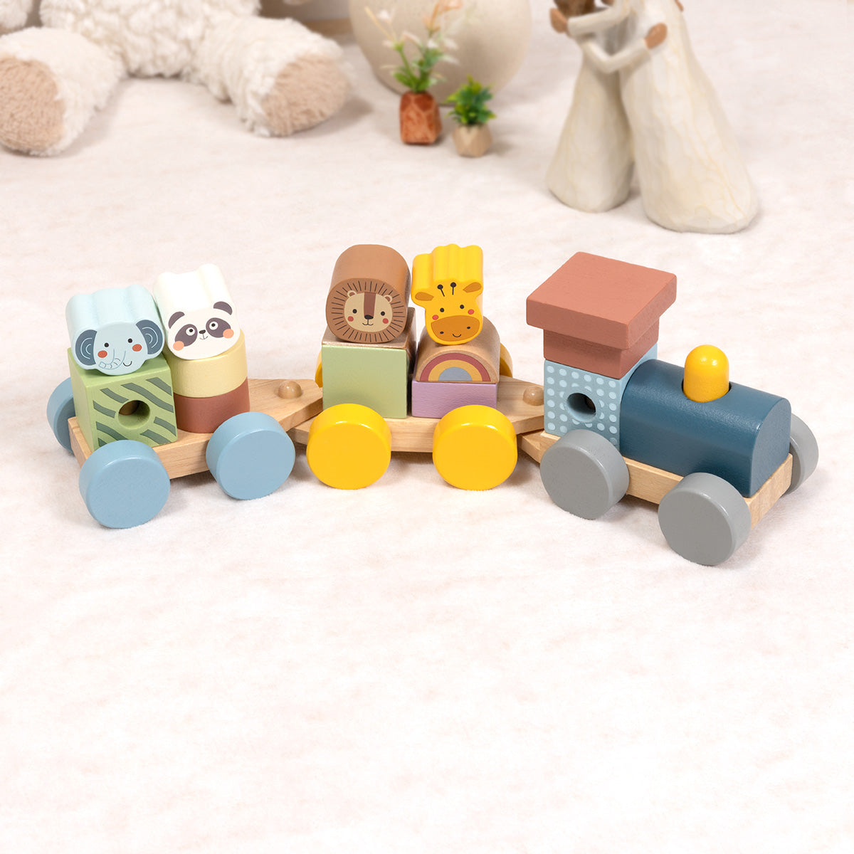 TOOKYTOY Stacking Train - Animals---TJ002