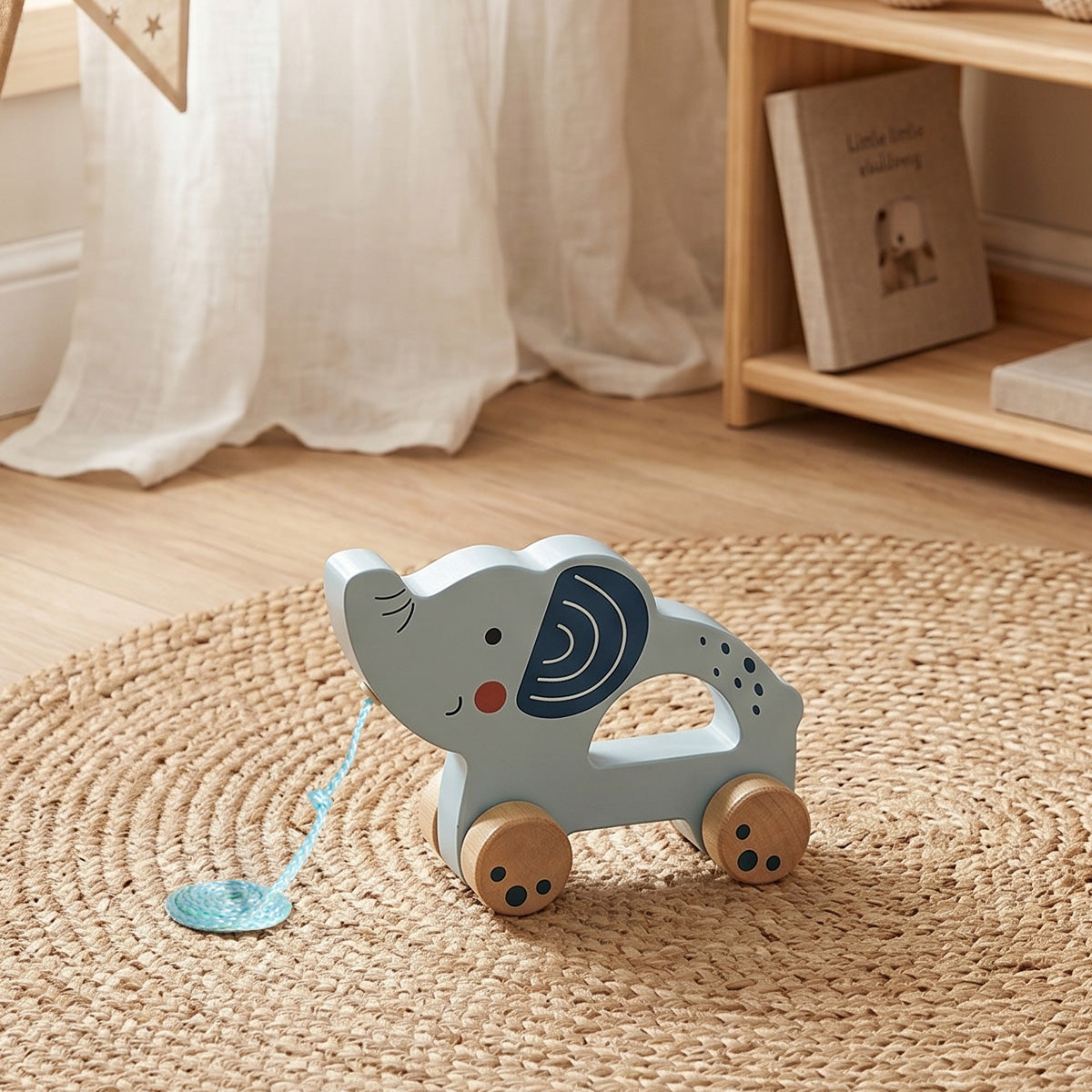 TOOKY TOY Pull Along - Elephant---TJ007A