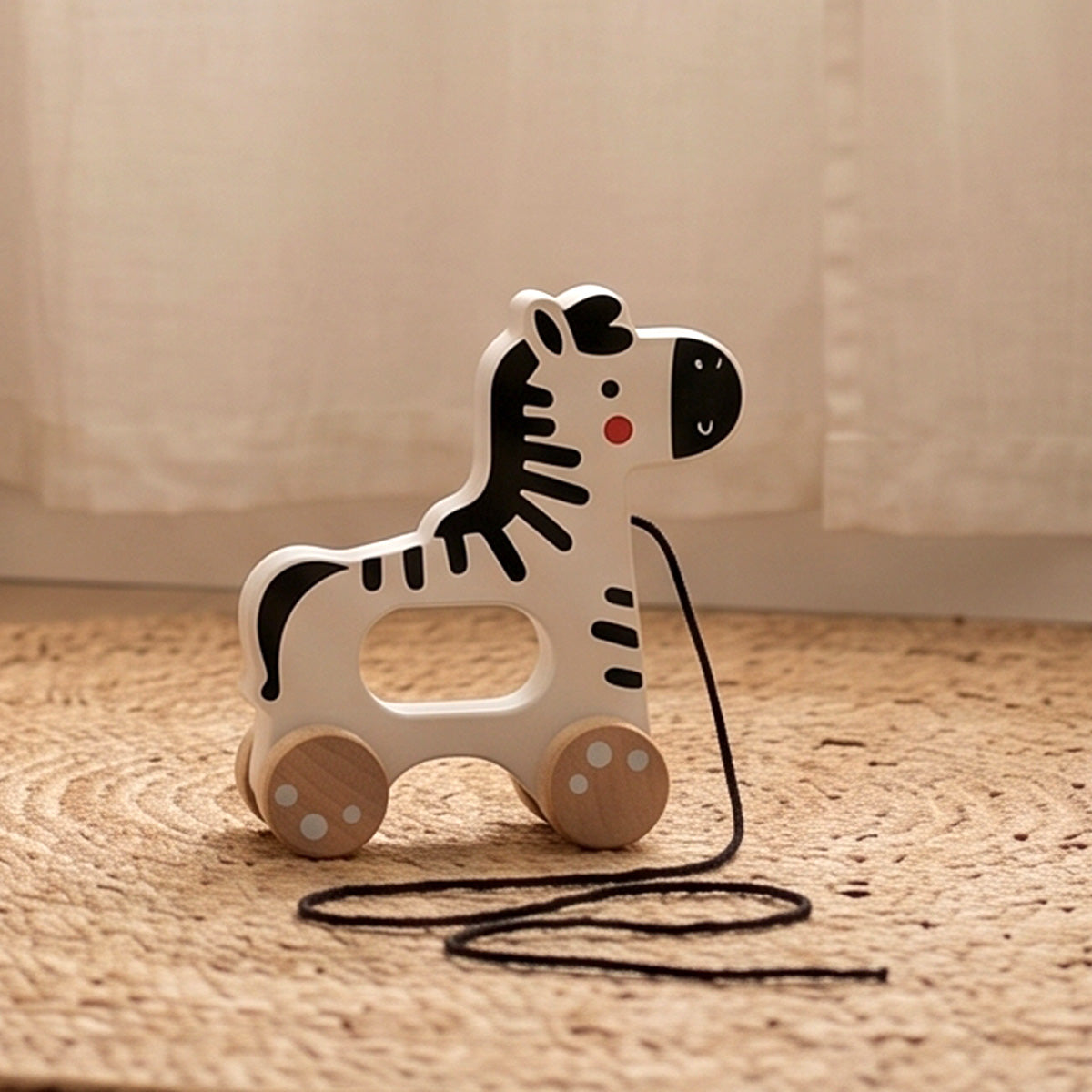 TOOKY TOY Pull Along - Zebra---TJ010A