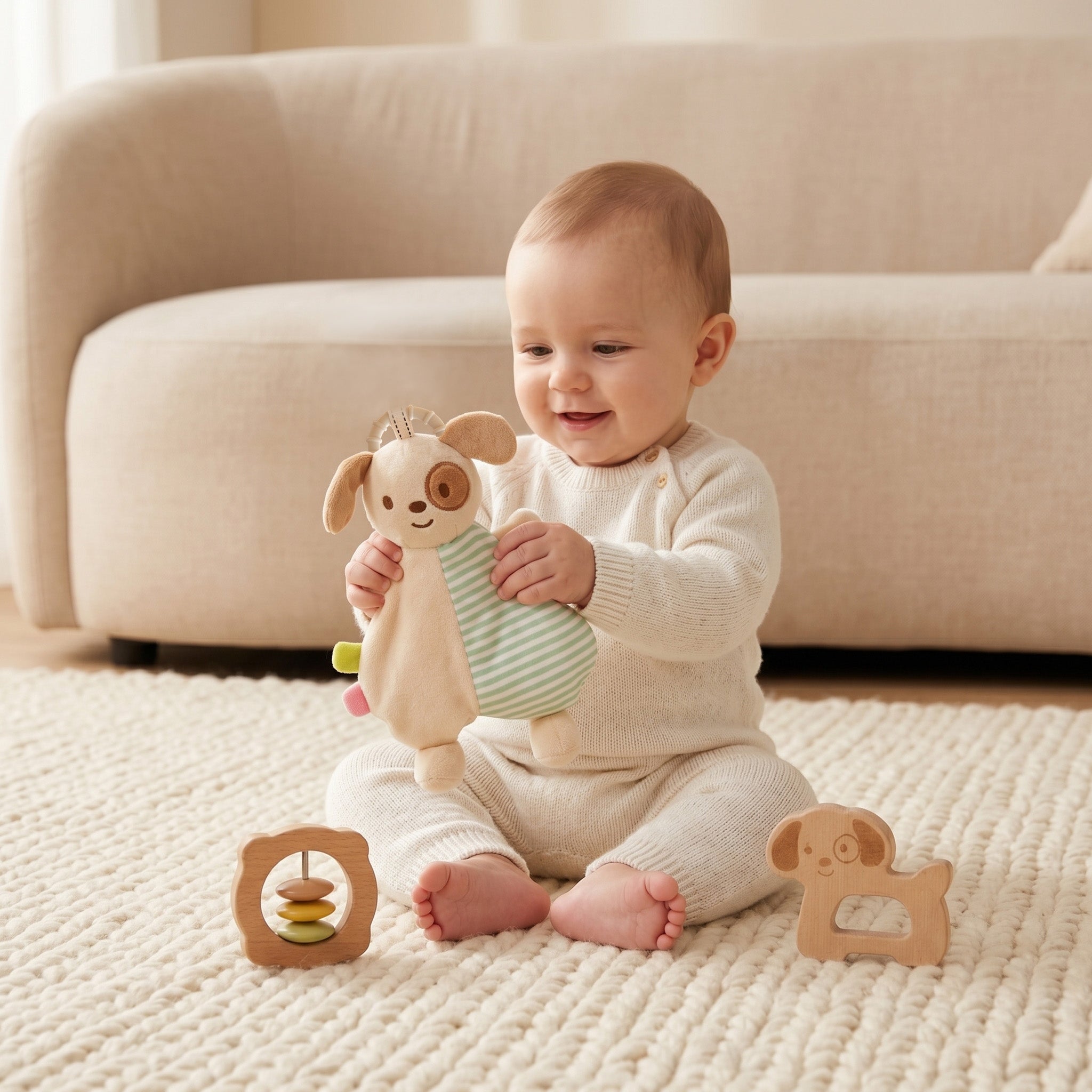 TOOKY TOY Baby Comfort Toy - Dog---TJ111