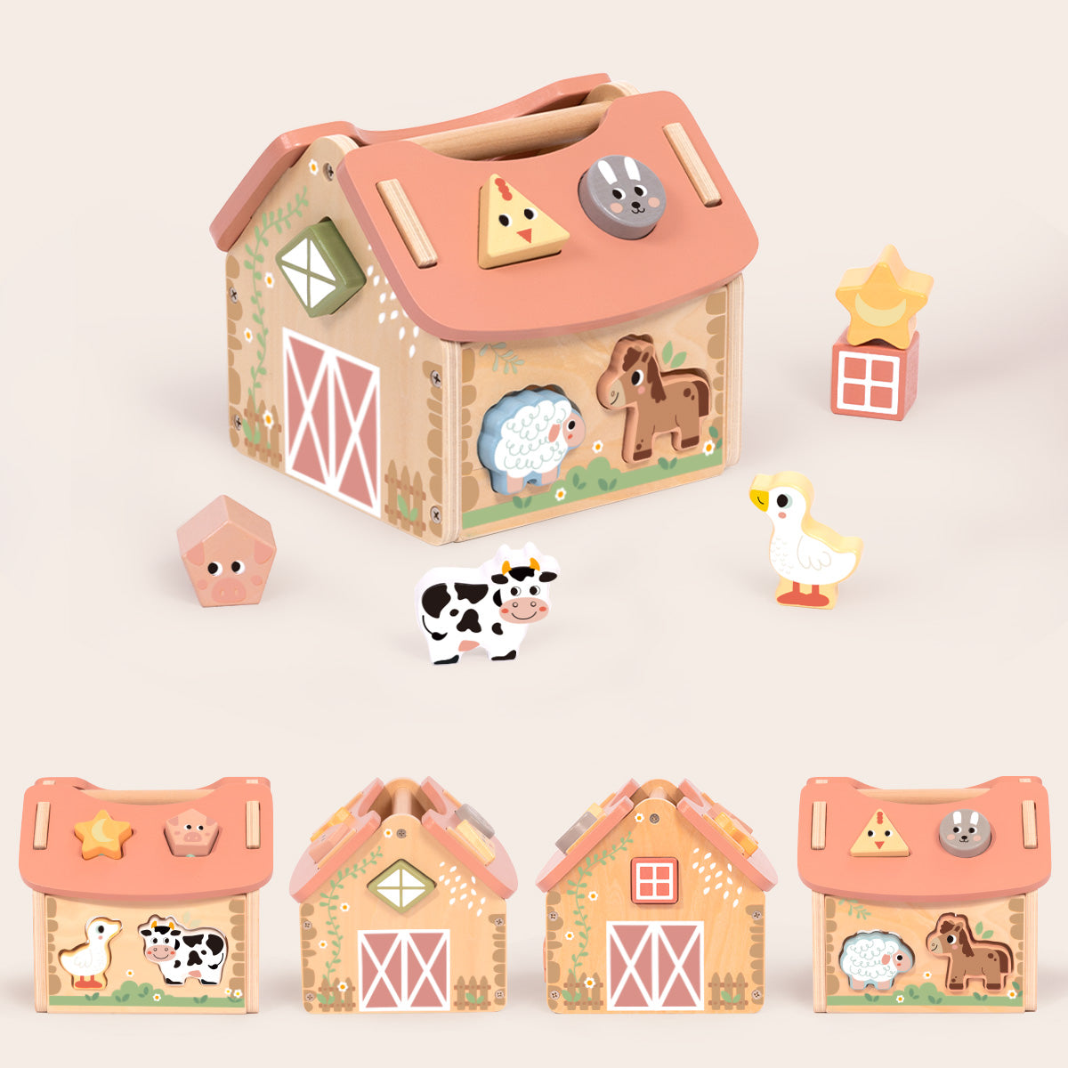 Shape Sorter Barn---TJ133N