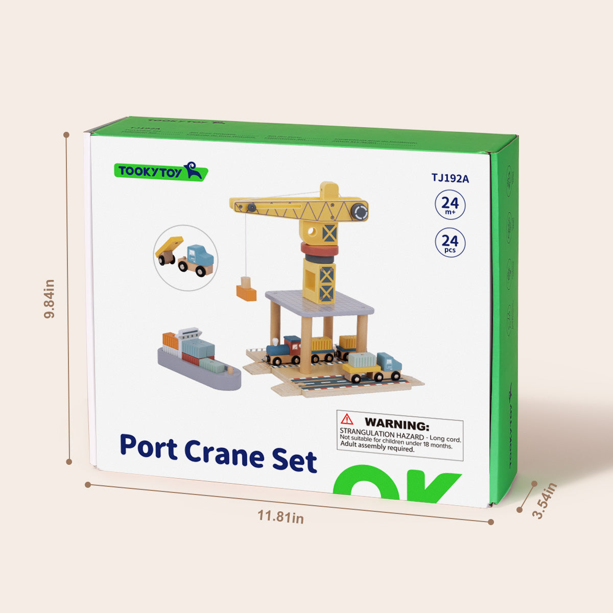 TOOKY TOY Port Crane Set---TJ192A