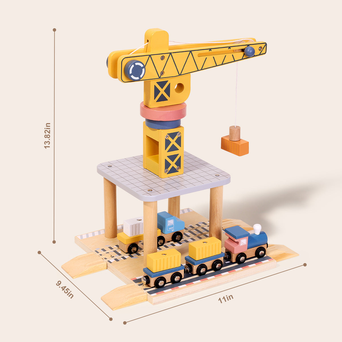 TOOKY TOY Port Crane Set---TJ192A
