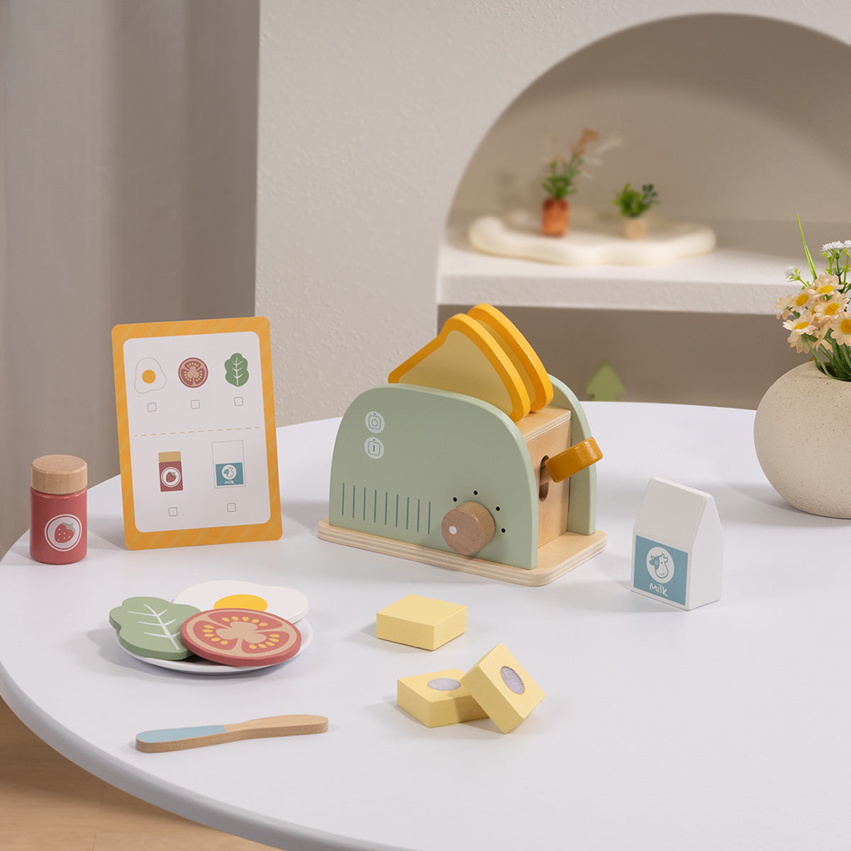 TOOKYTOY Toaster Set---TJ272