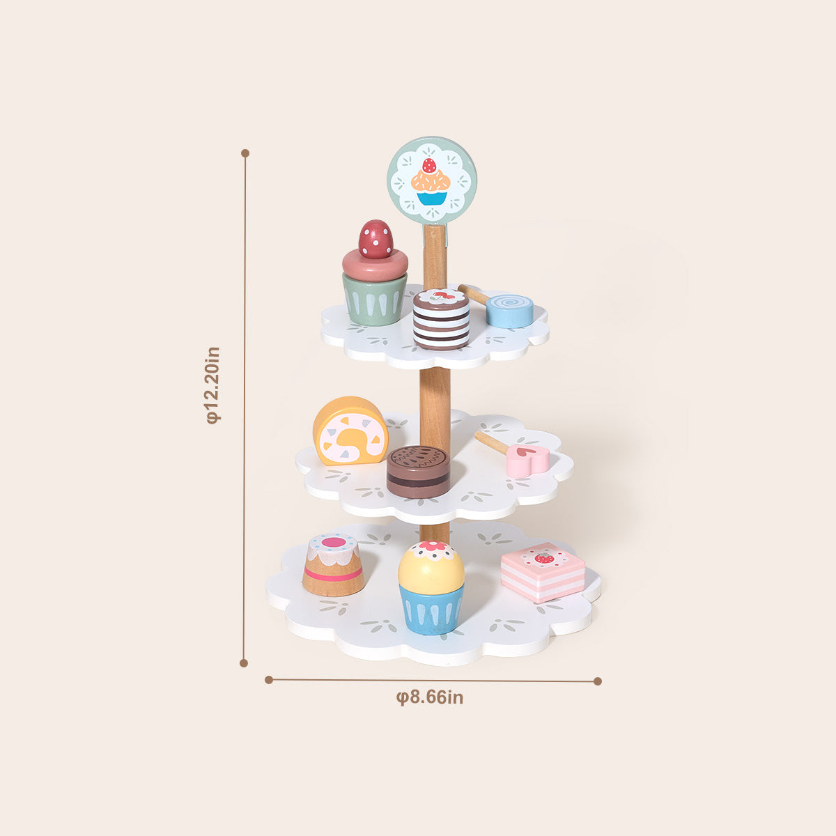 TOOKY TOY Dessert Stand---TJ273