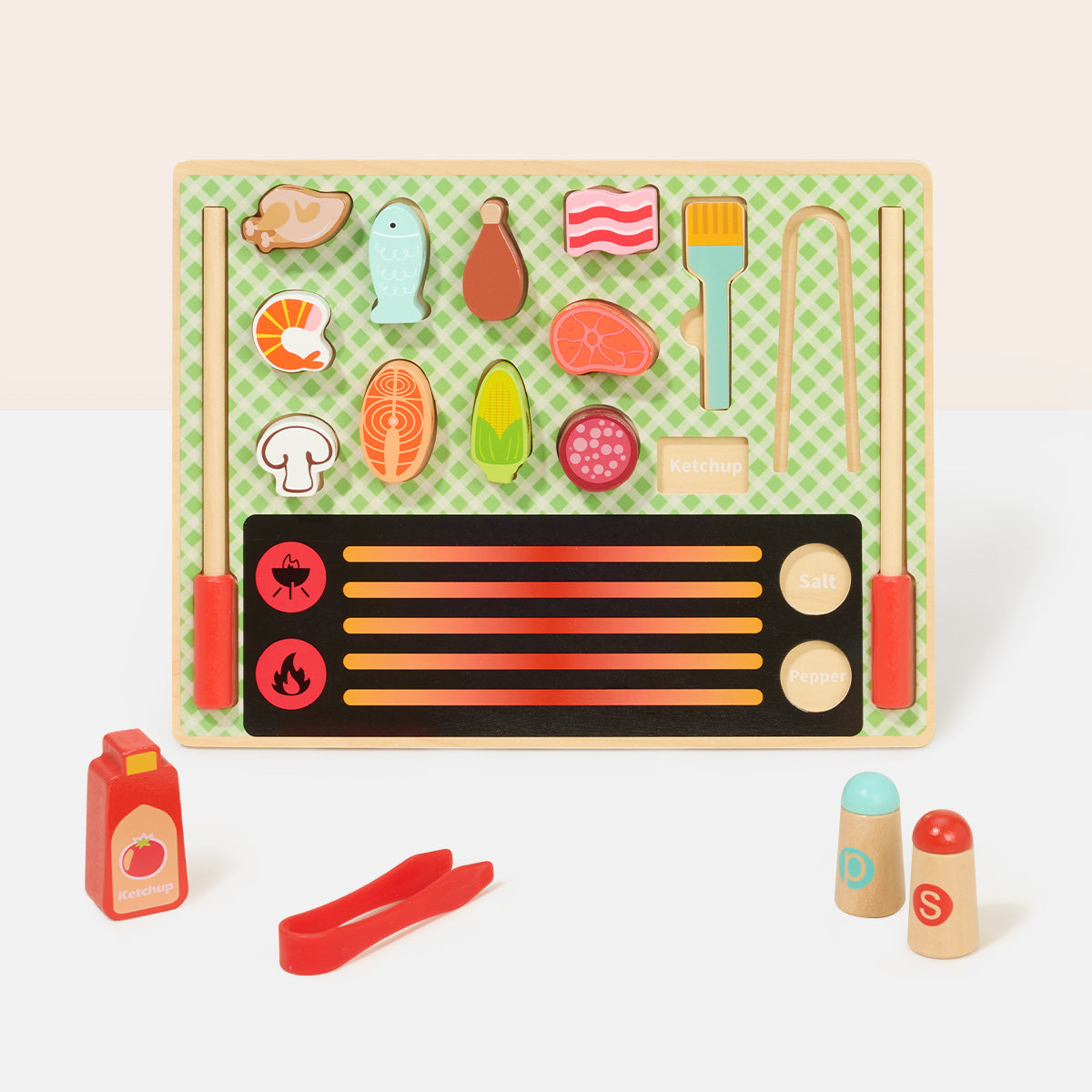 TOOKY TOY Grill Play Set---TJ454