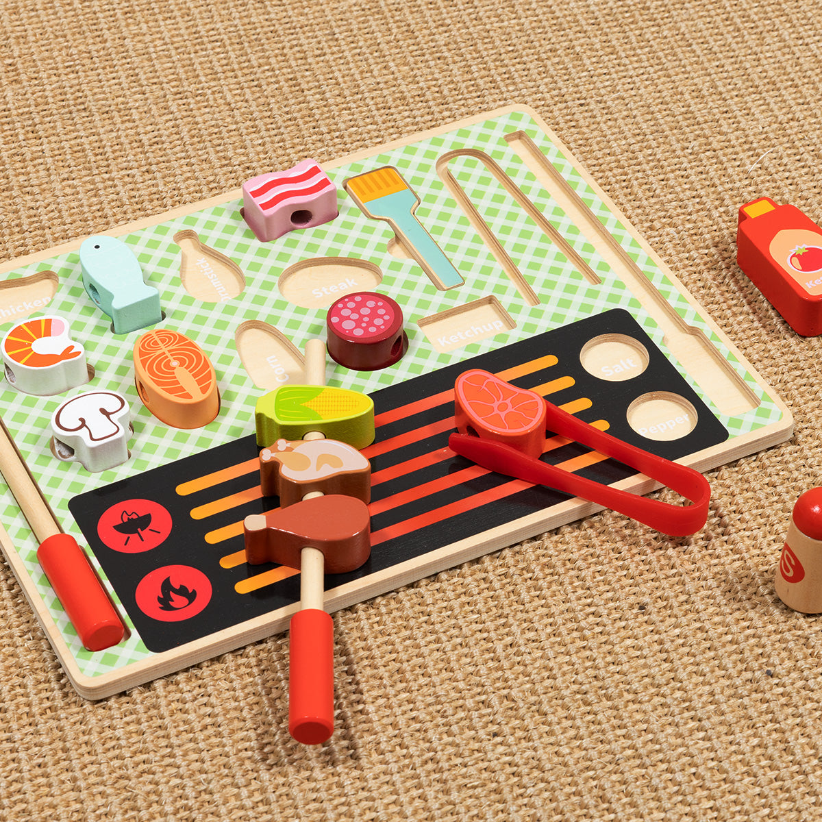 TOOKY TOY Grill Play Set---TJ454
