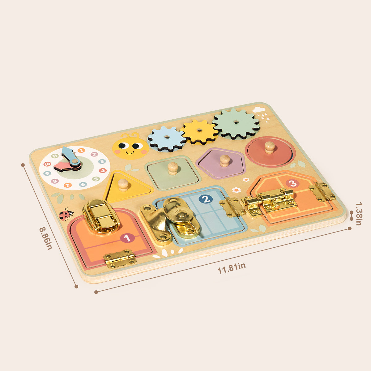 TOOKY TOY Busy Board---TJ473N