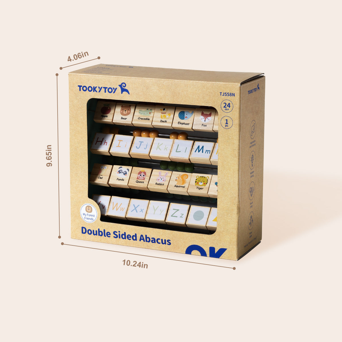 TOOKYTOY Double Sided Abacus---TJ558N