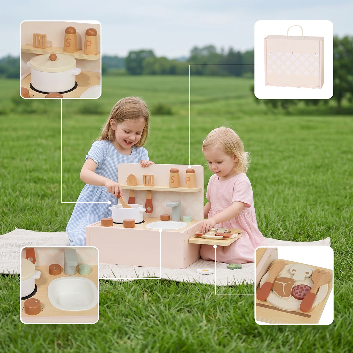TOOKY TOY Kitchen Set---TJ754