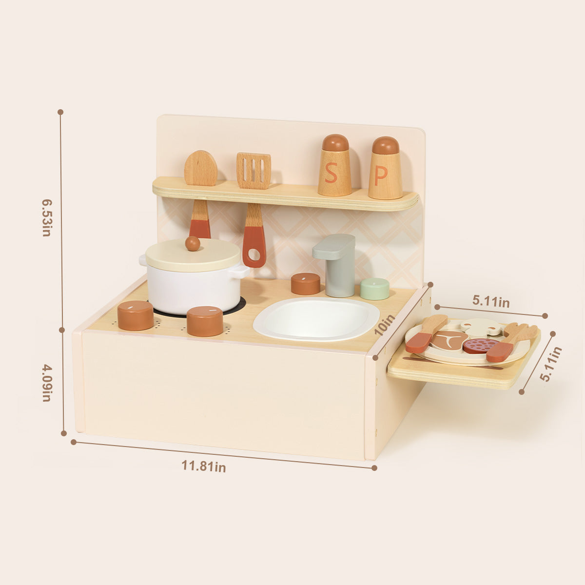 TOOKY TOY Kitchen Set---TJ754
