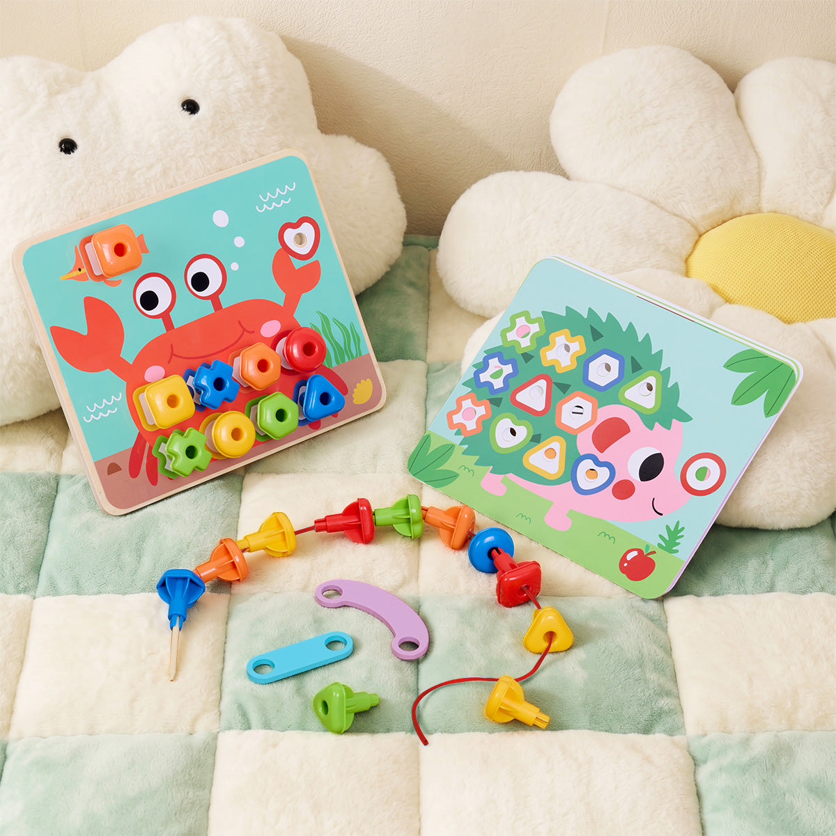 TOOKY TOY Rainbow Stacking Peg---TK089