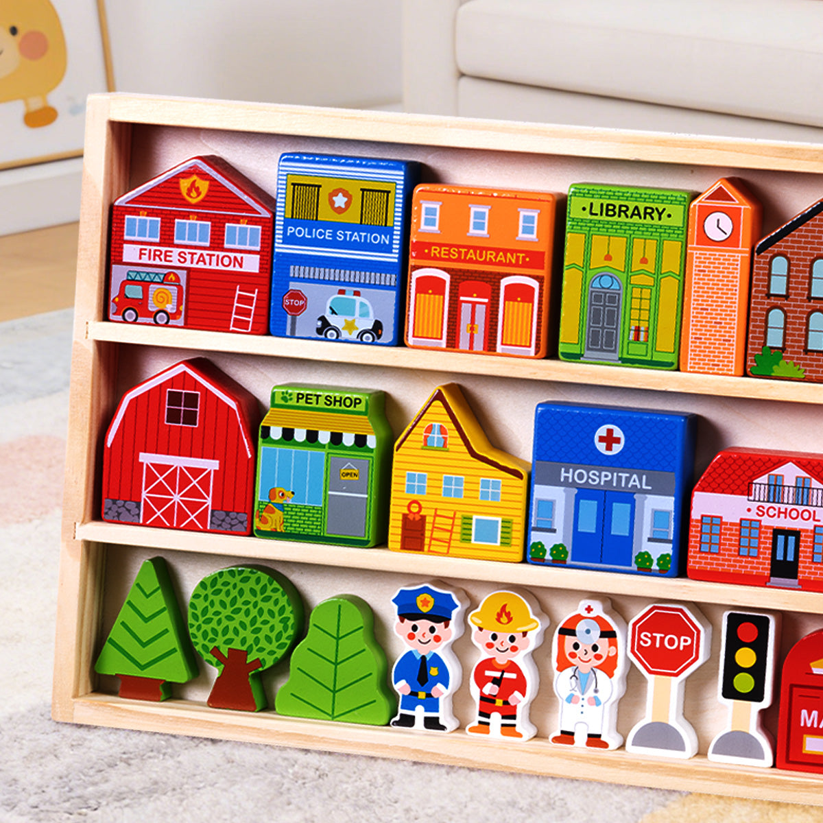 TOOKY TOY Town Play Set---TK144