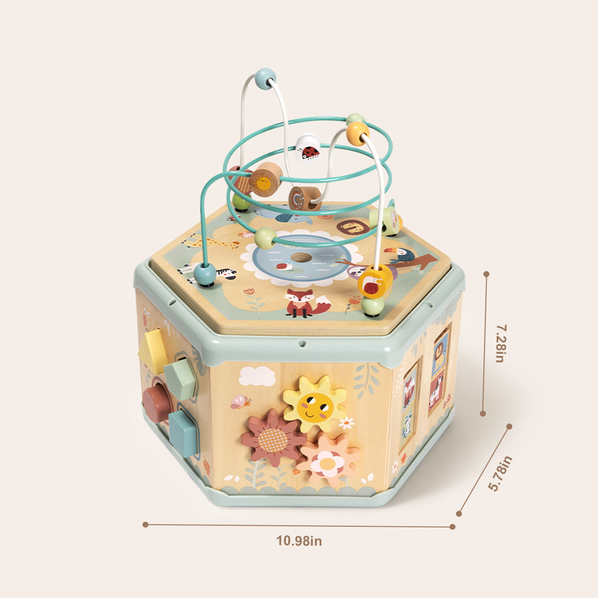 TOOKY TOY 7 In 1 Activity Cube---TK261N