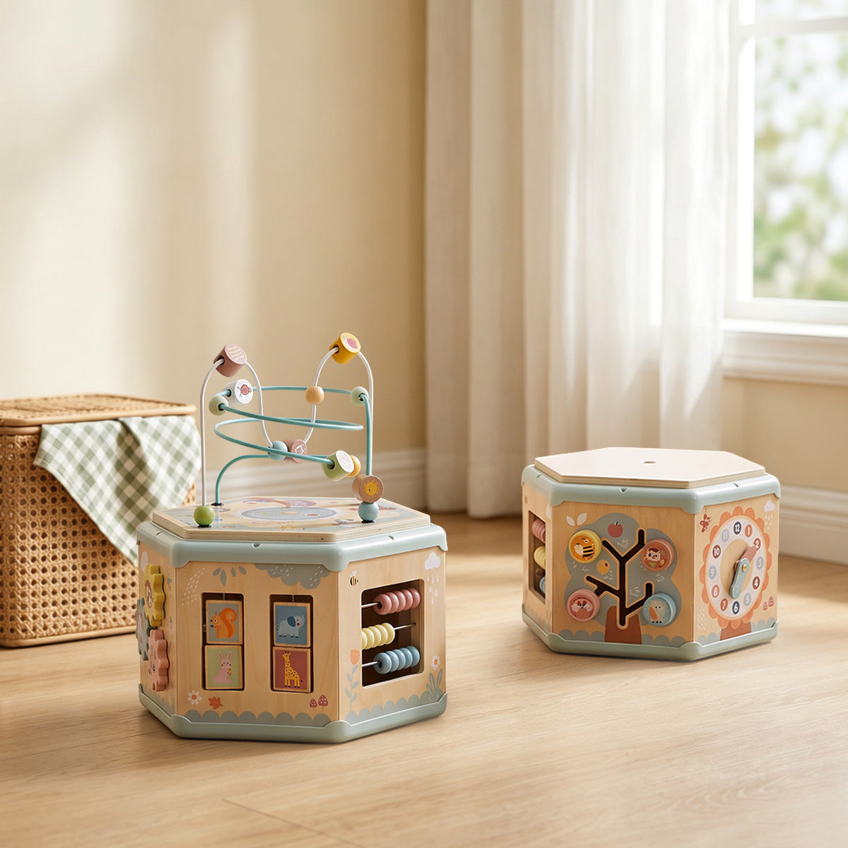 TOOKY TOY 7 In 1 Activity Cube---TK261N