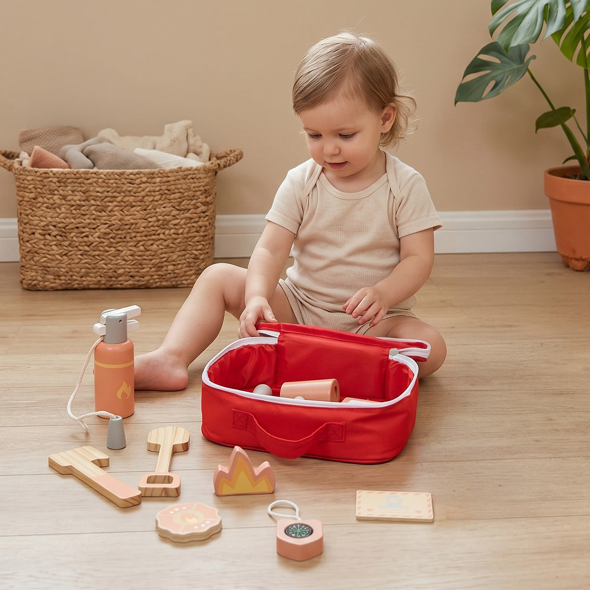 TOOKY TOY Little Firefighter Play Set---TK317N