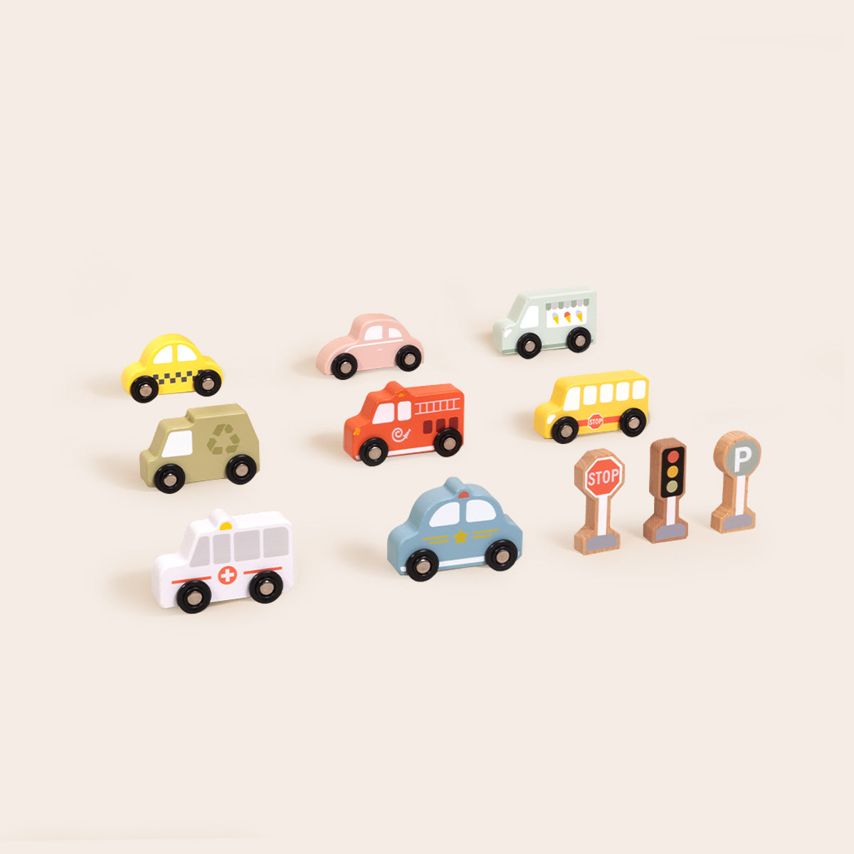 TOOKYTOY Transportation & Street Sign Set---TK881