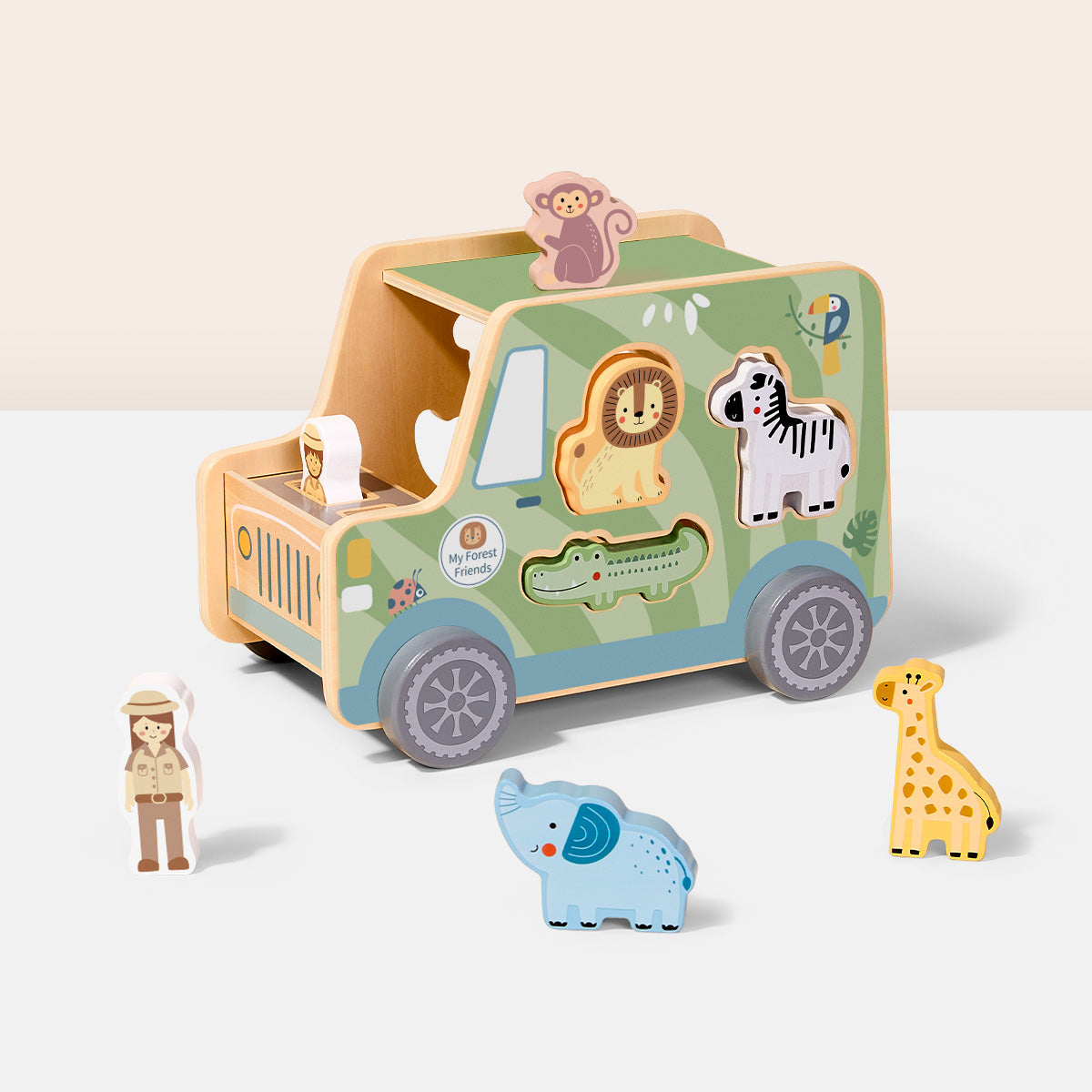 TOOKY TOY Animal Jeep---TK960
