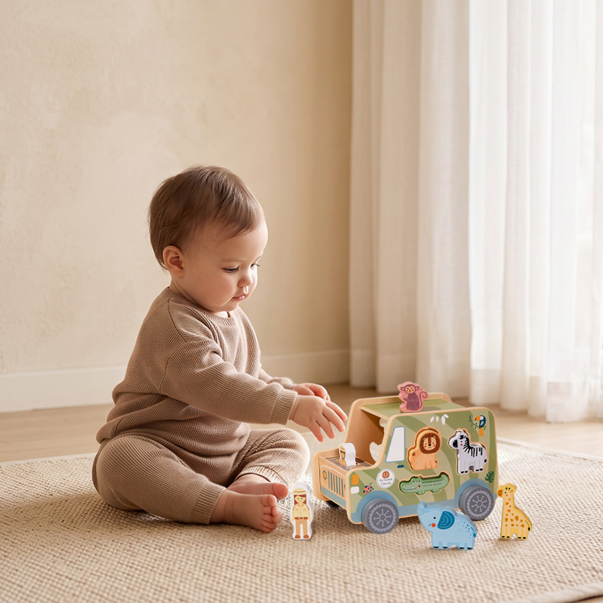 TOOKY TOY Animal Jeep---TK960
