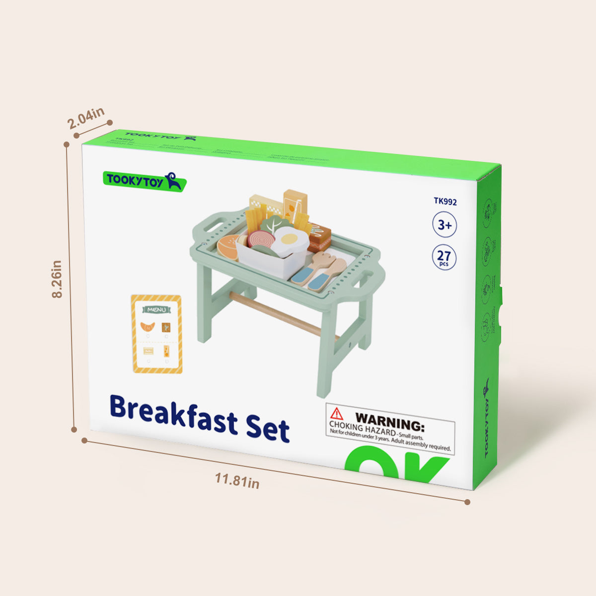 TOOKY TOY Breakfast Set---TK992