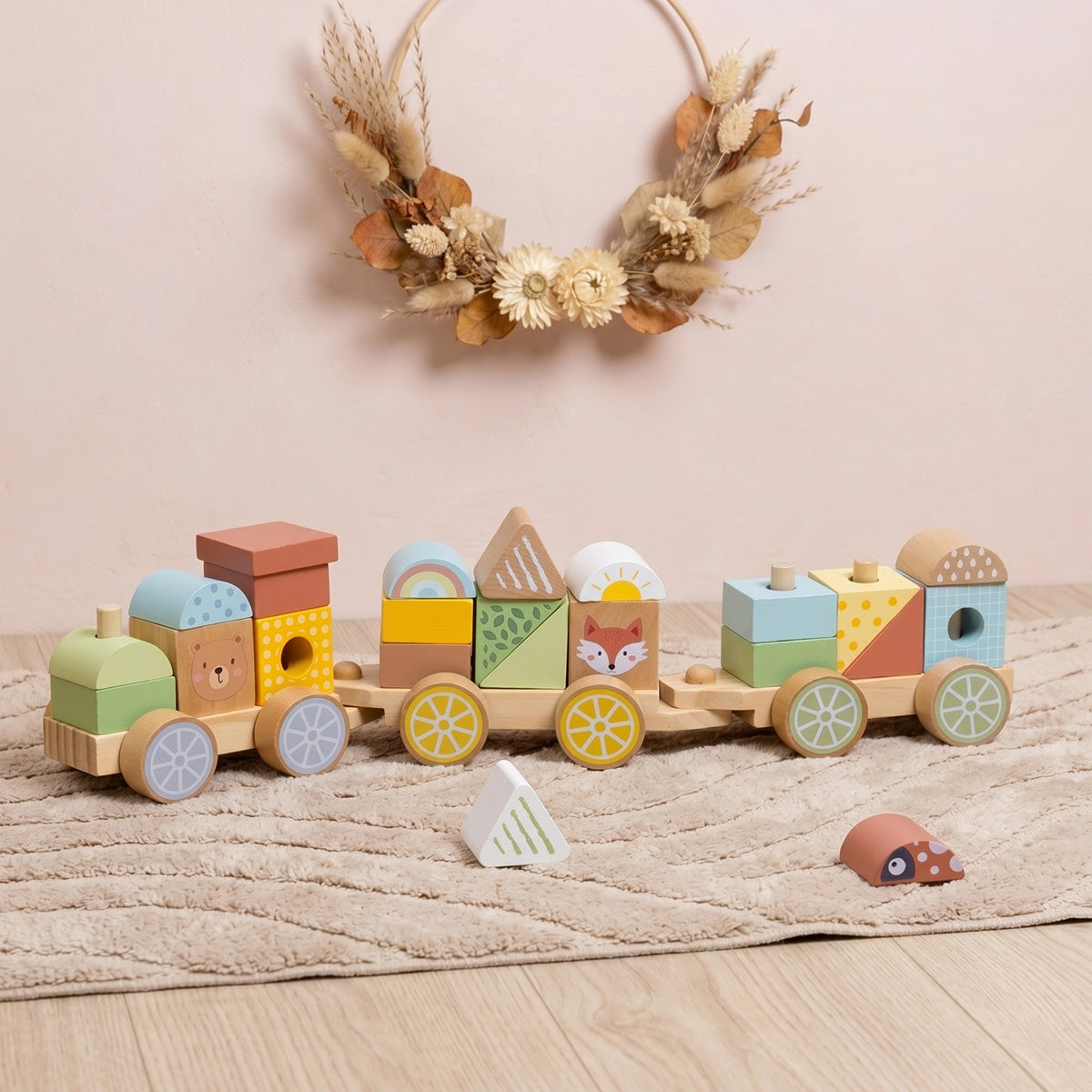 TOOKY TOY Stacking Train---TKB383N
