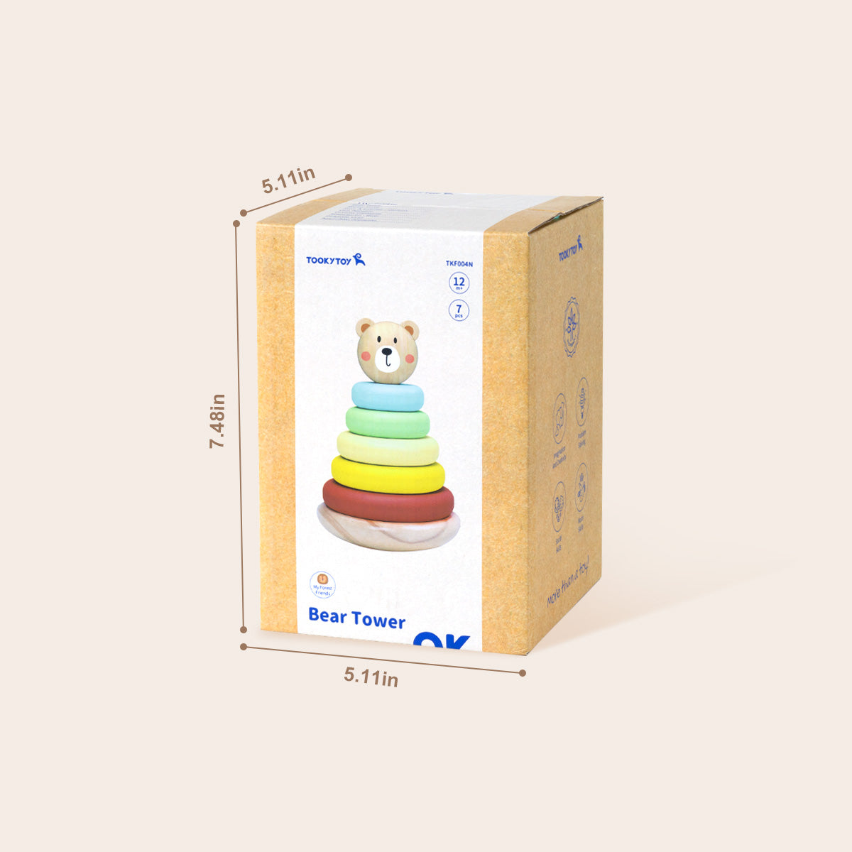 TOOKYTOY Bear Tower---TKF004N