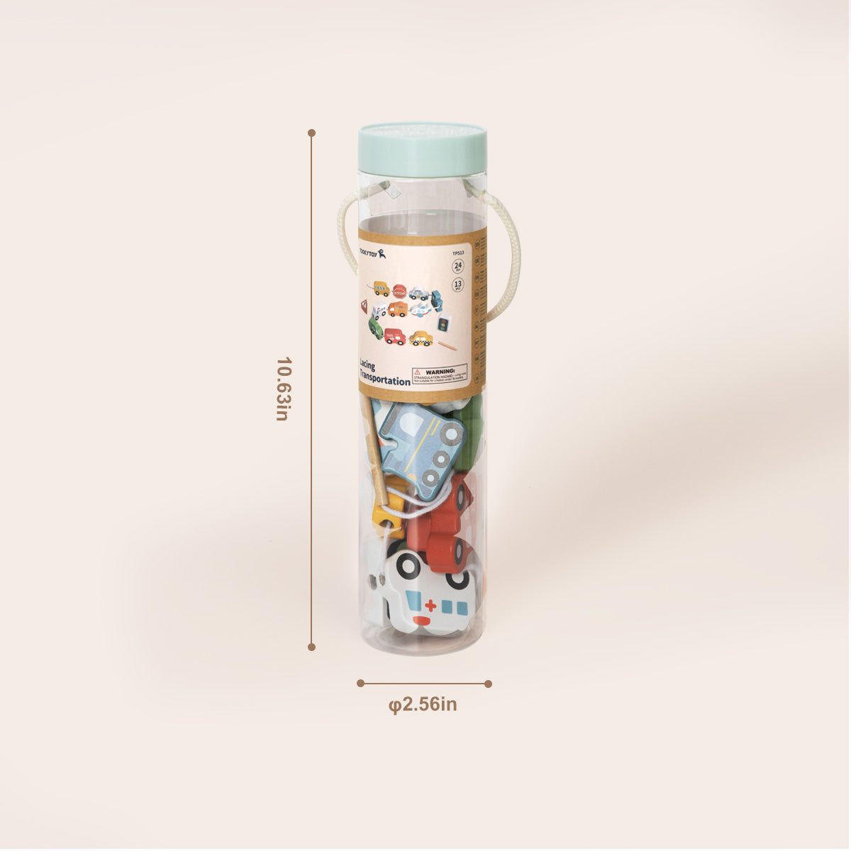 TOOKYTOY Lacing Transportation---TP513