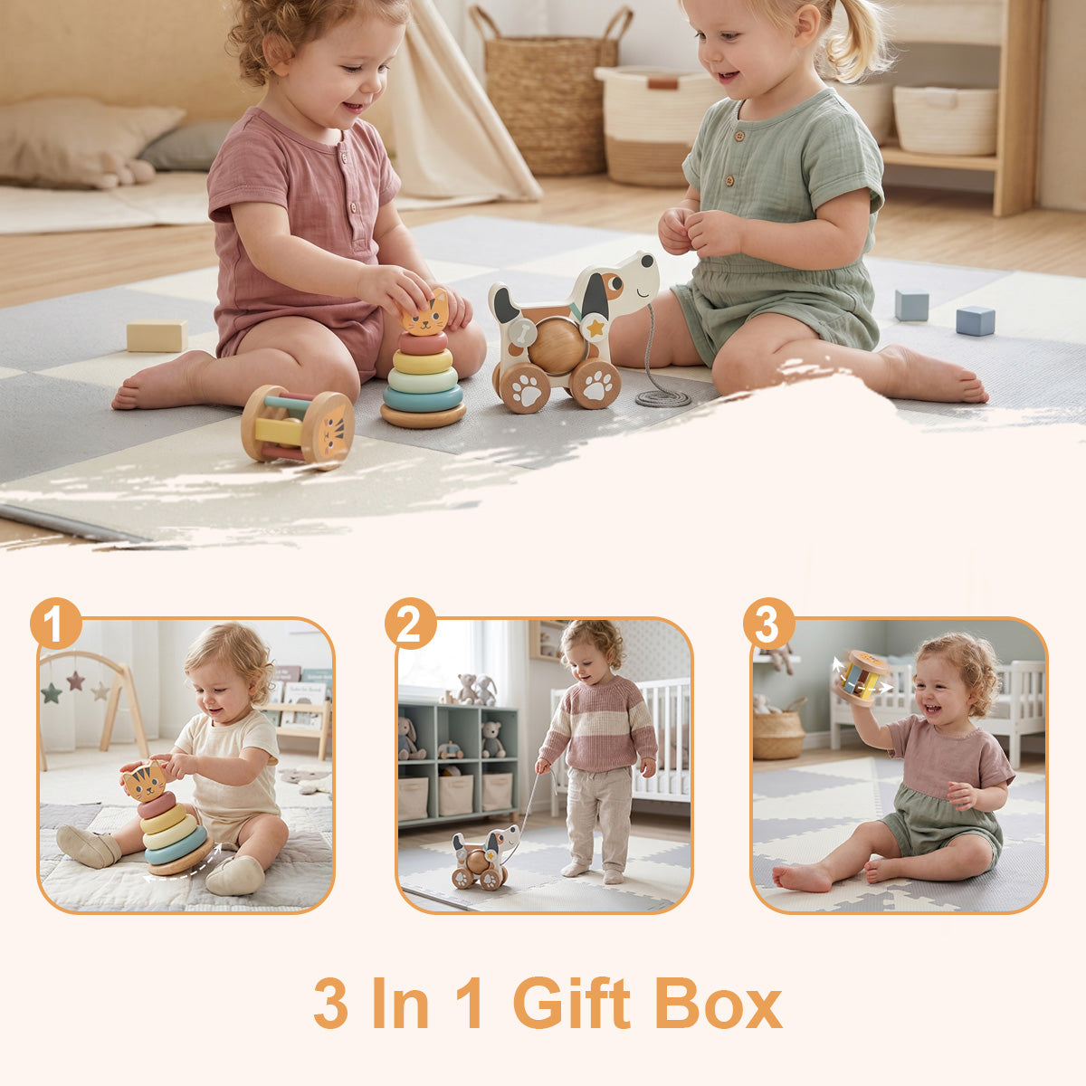 TOOKY TOY 3 In 1 Gift Box---TP516
