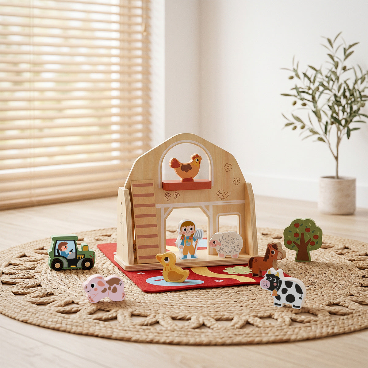 TOOKY TOY Farm Play Set---TP518