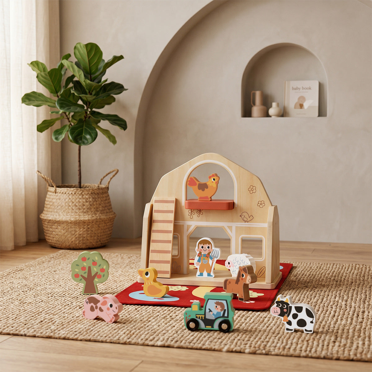 TOOKY TOY Farm Play Set---TP518