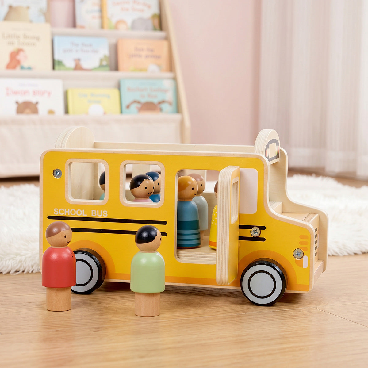 TOOKY TOY School Bus Set---TP562