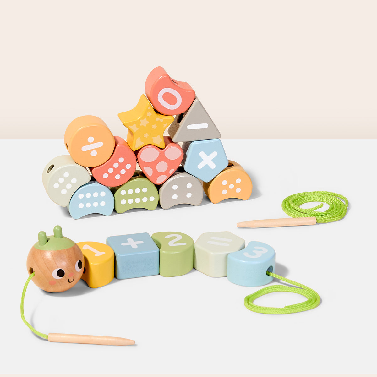 TOOKY TOY Lacing Caterpillar---TY875N