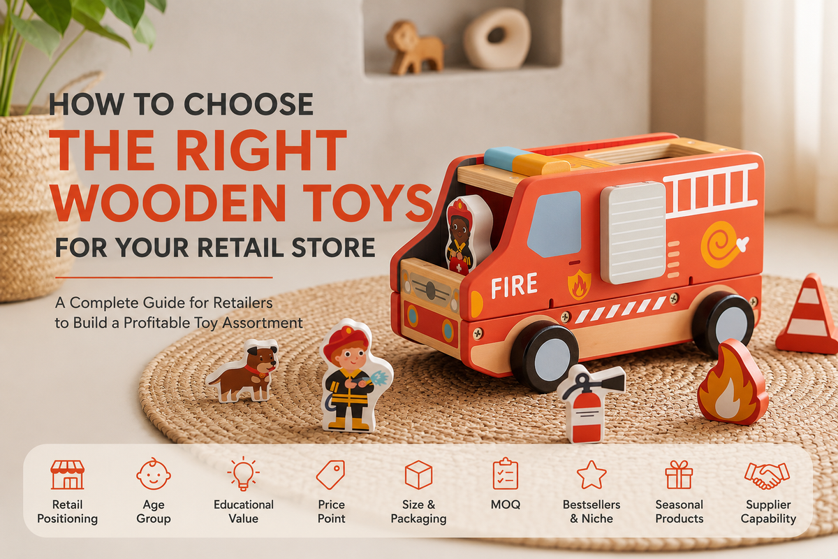 How to Choose the Right Wooden Toys for Your Retail Store
