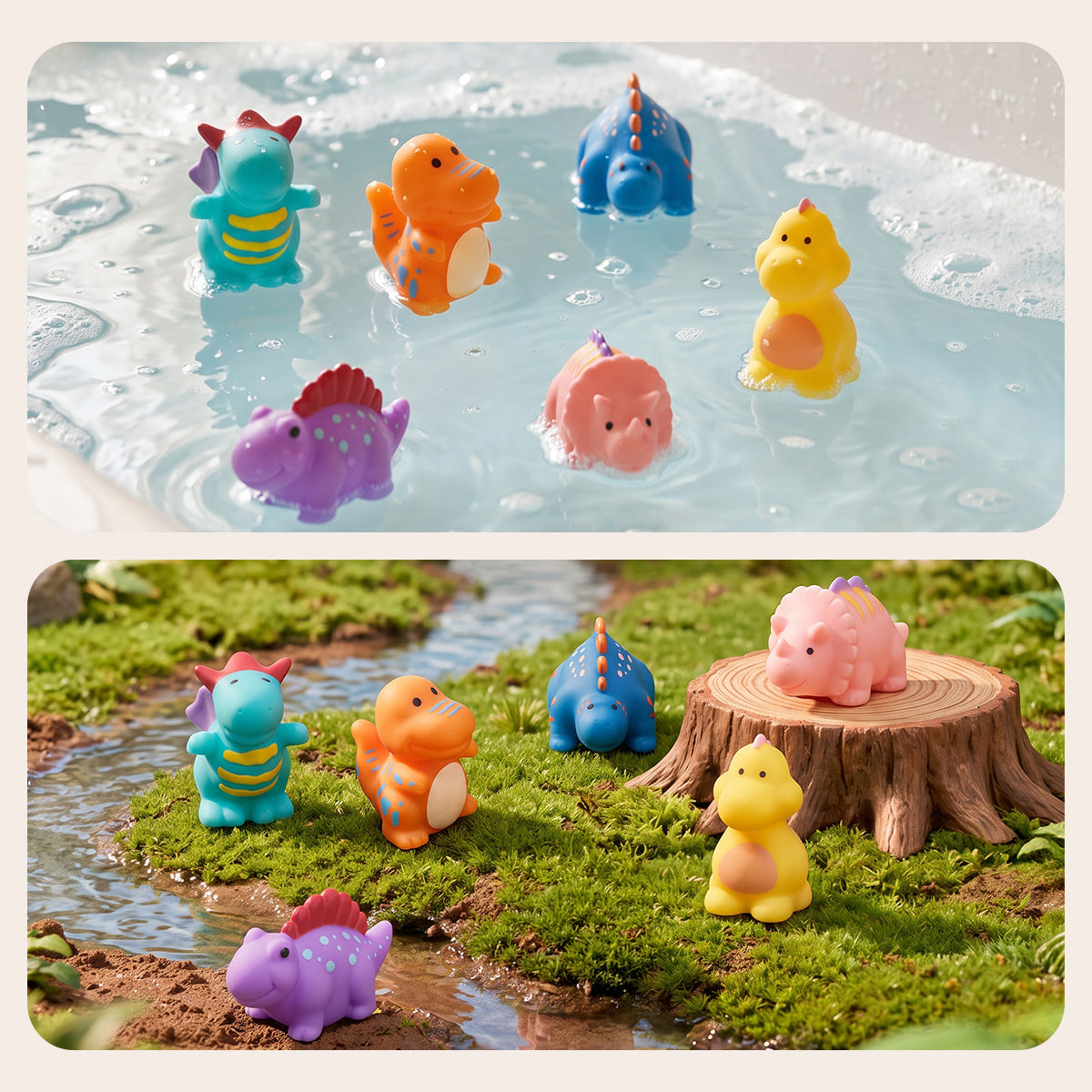 TOOKY TOY Nesting Boxes - Dinosaur---TF192