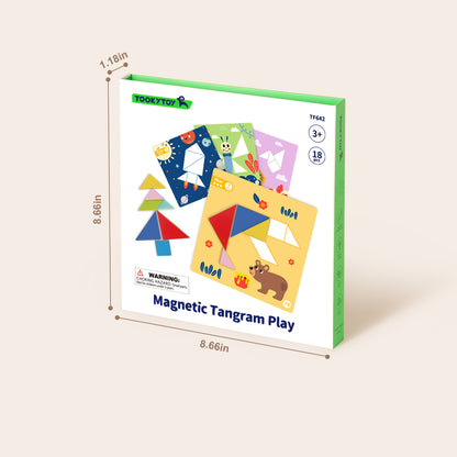 TOOKY TOY Magnetic Tangram Play---TF642