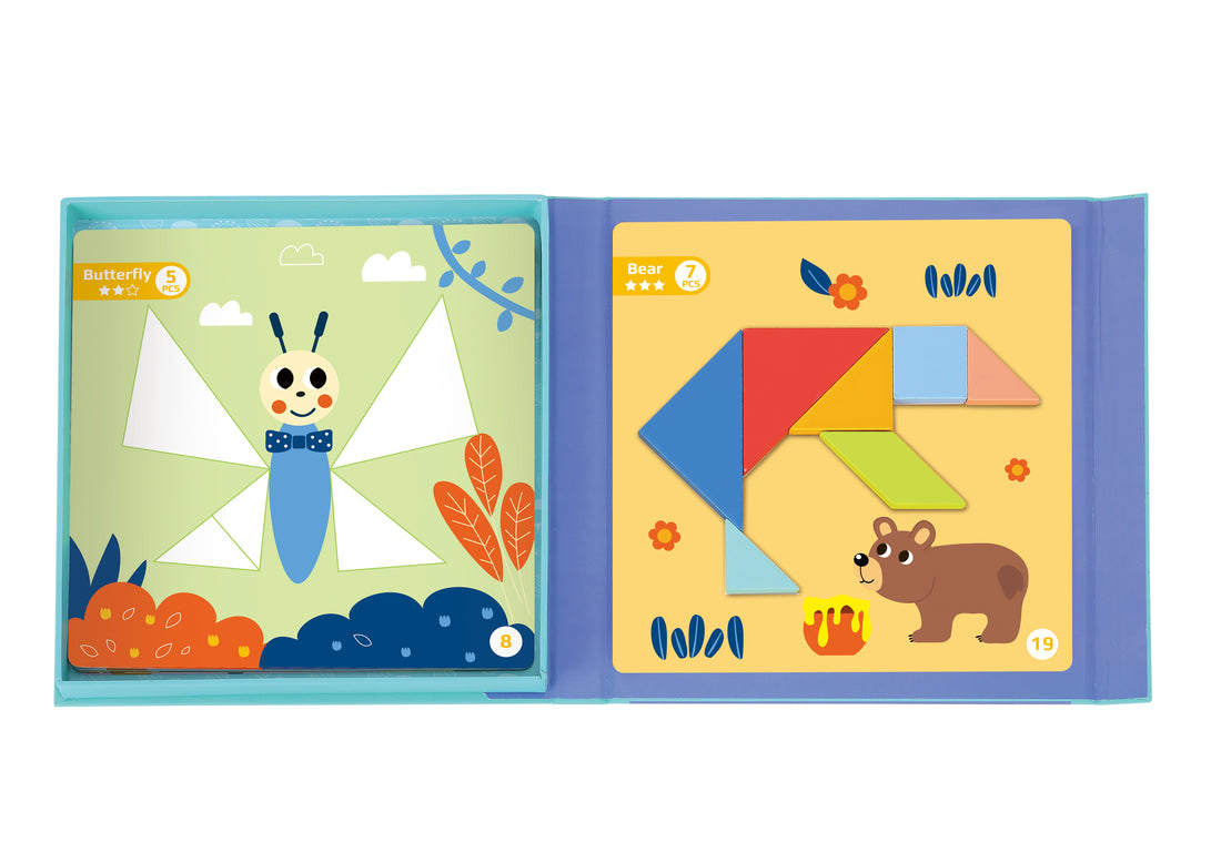 TOOKYTOY Magnetic Tangram Play---TF642