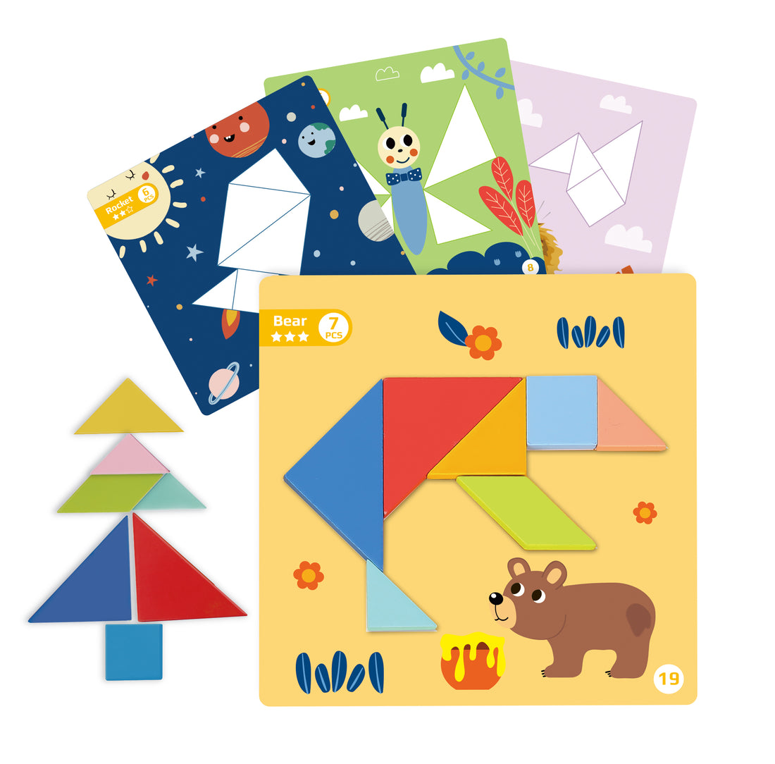 TOOKYTOY Magnetic Tangram Play---TF642