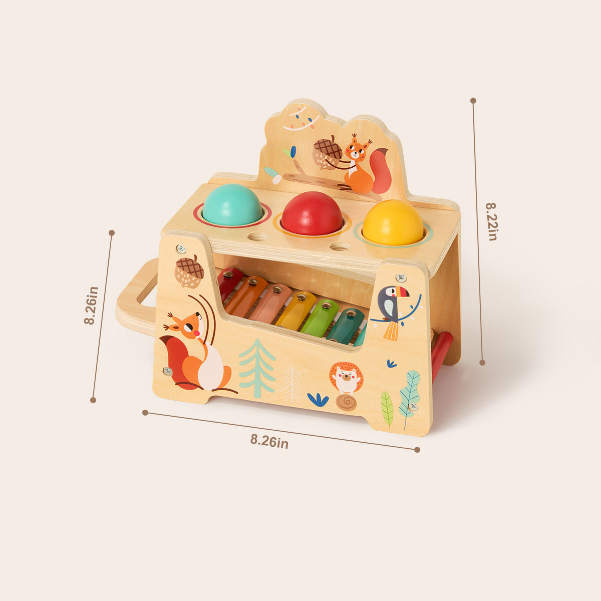TOOKY TOY Pound &amp; Tap Bench---TF827