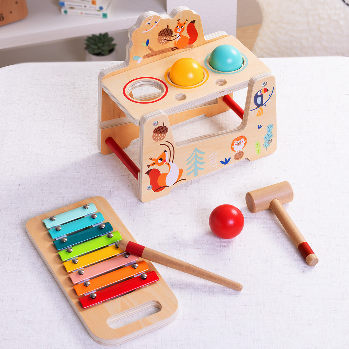 TOOKY TOY Pound &amp; Tap Bench---TF827