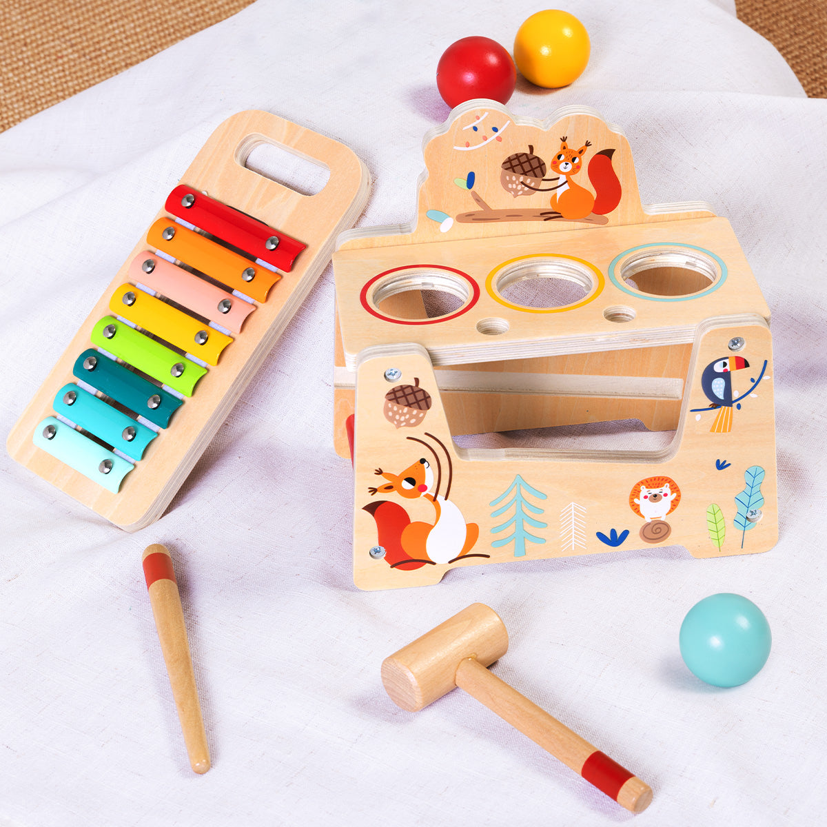 TOOKY TOY Pound &amp; Tap Bench---TF827